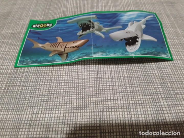 Kinder Figures: Papel de kinder de la colecci&oacute;n de tiburones