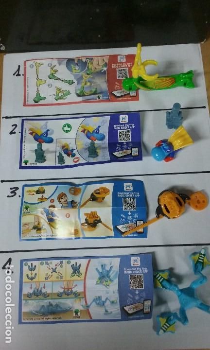 Figuras de goma Kinder: FIGURAS KINDER COMPLETAS - Foto 1