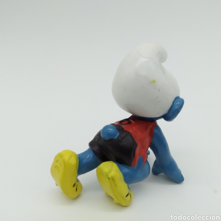 Figuras de goma y PVC: Pitufo atleta - PEYO 1996 - Foto 2