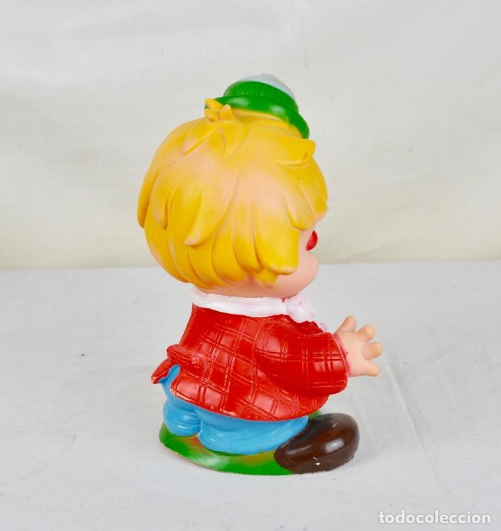Figuras de goma y PVC: Mu&ntilde;eco de goma Payaso marca b.b. - Foto 3