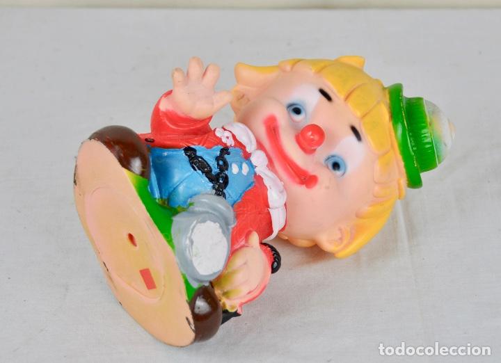 Figuras de goma y PVC: Mu&ntilde;eco de goma Payaso marca b.b. - Foto 6