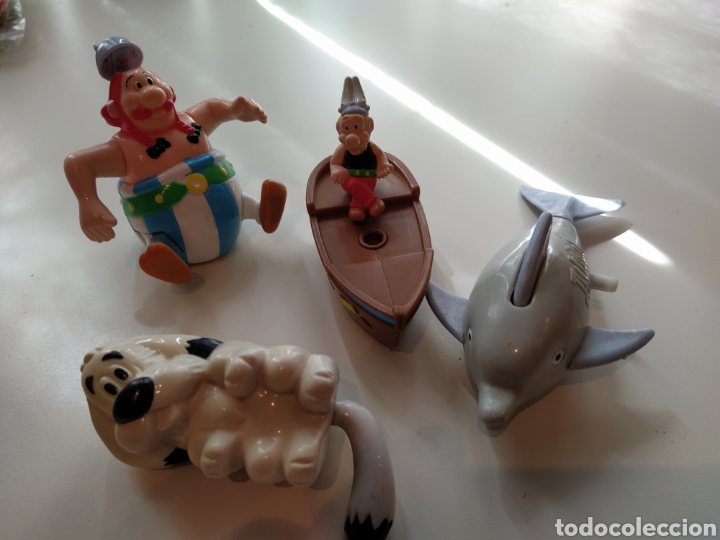 Figuras de Goma y PVC: Asterix y Obelix colecci&oacute;n completa McDonalds 1994