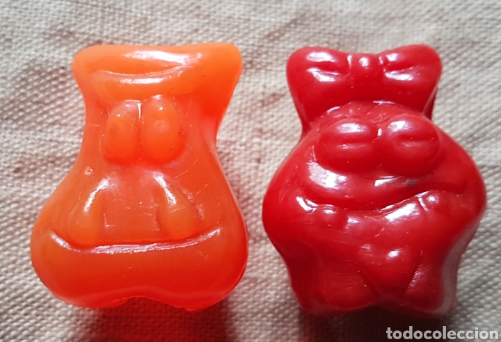 Figuras de goma y PVC: Par de mu&ntilde;ecos dracula de matutano - Foto 1