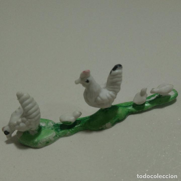 Figuras de Borracha e PVC: gallina mu&ntilde;eco belen plastico diorama granja nacimiento aves animales