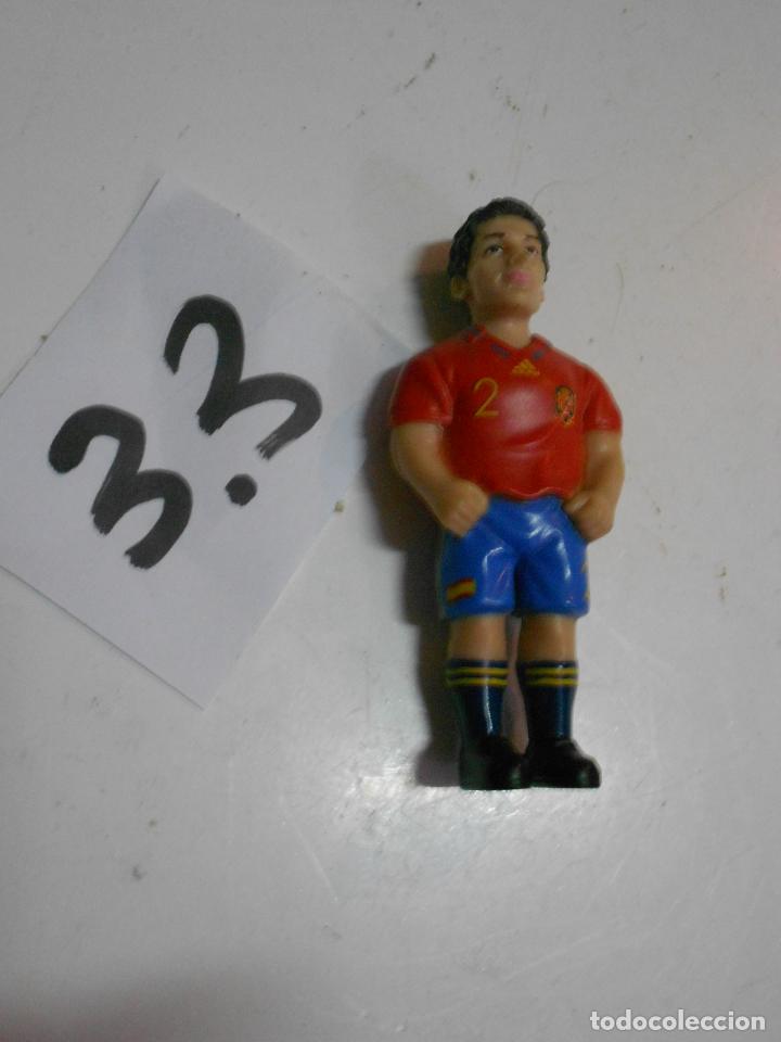 Rubber and PVC Figures: FIGURA JUGADOR DE LA SELECCION ESPA&Ntilde;OLA DE FUTBOL ARBELOA