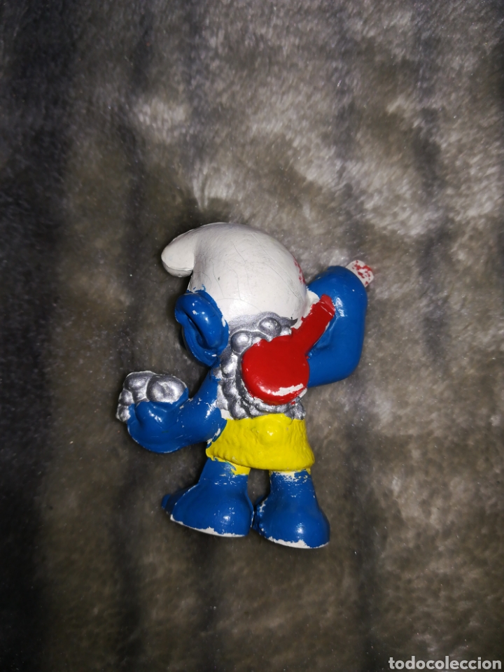 Figuras de goma y PVC: Pitufo ducha pvc goma - Foto 2