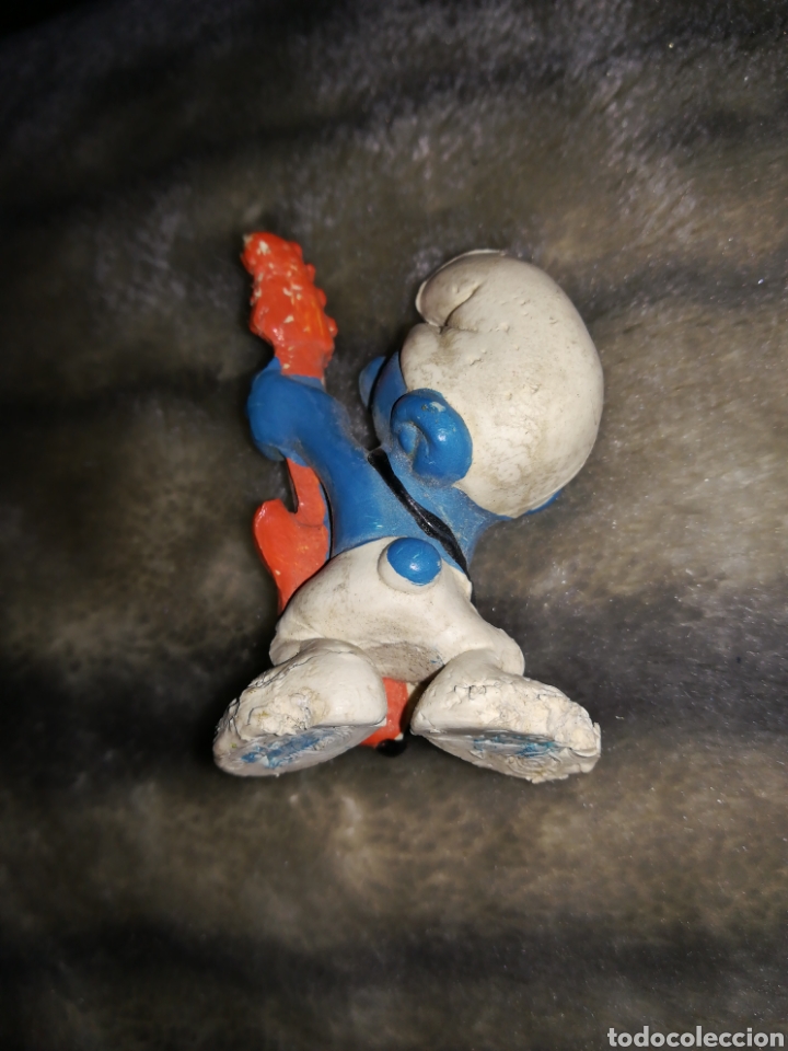 Figuras de goma y PVC: Pitufo guitarra - Foto 2