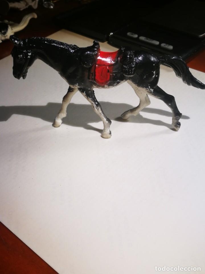 Figuras de goma y PVC: Comansi Caballo Pl&aacute;stico Negro - Foto 2