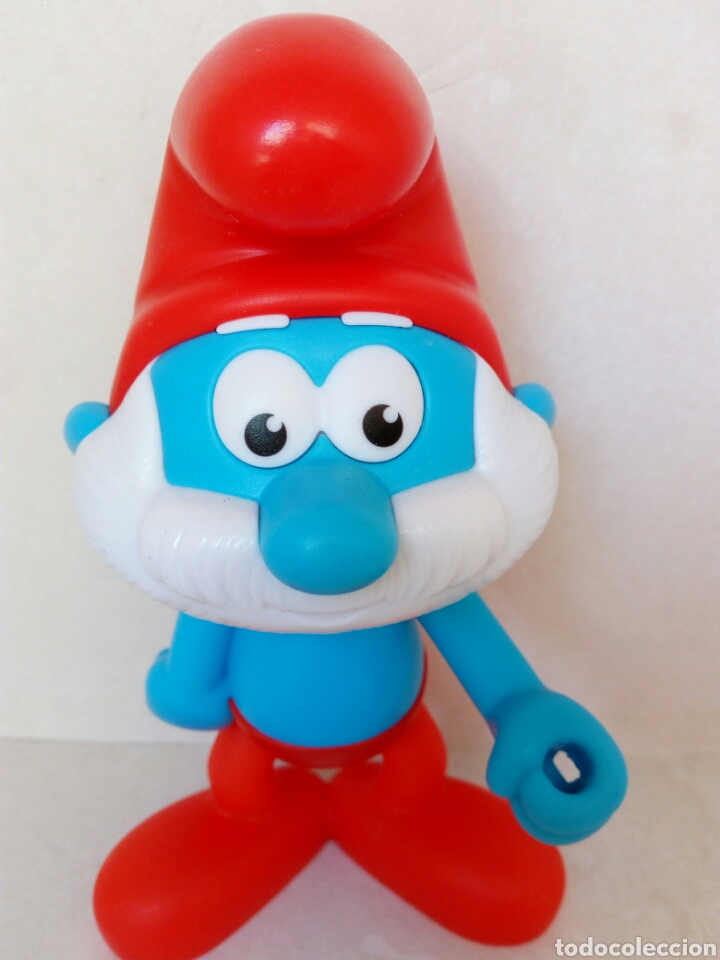Figuras de Goma y PVC: Pap&aacute; Pitufo Burger King
