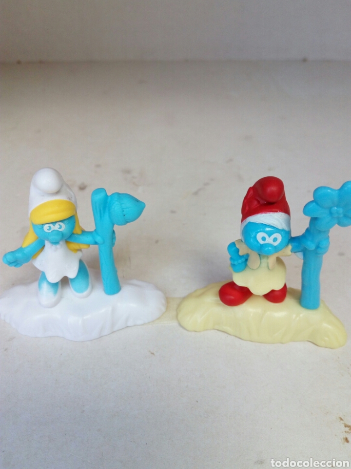 Figuras de Goma y PVC: Pitufas de McDonald's