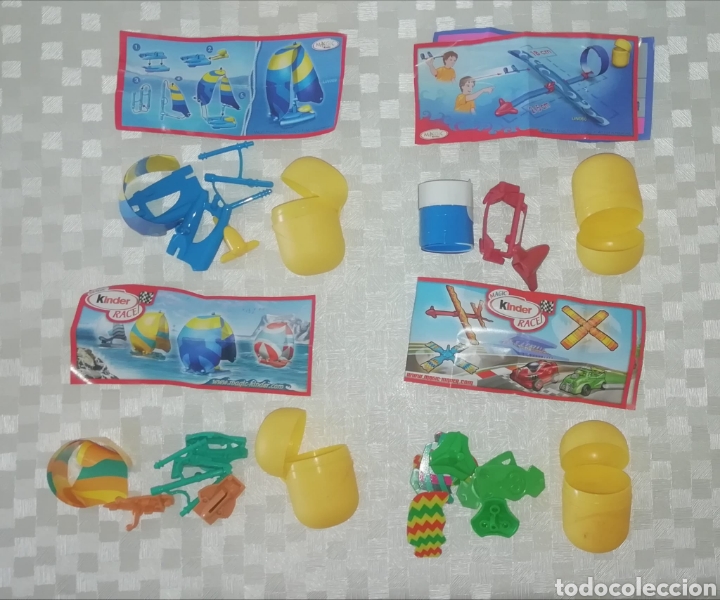Kinder &Uuml;berraschung: Lote 4 figuras Huevo Kinder Magic