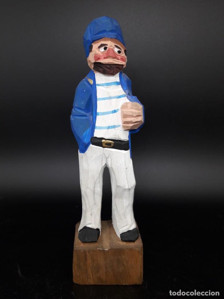 Figuras de goma y PVC: Figura de madera marinero - Foto 1