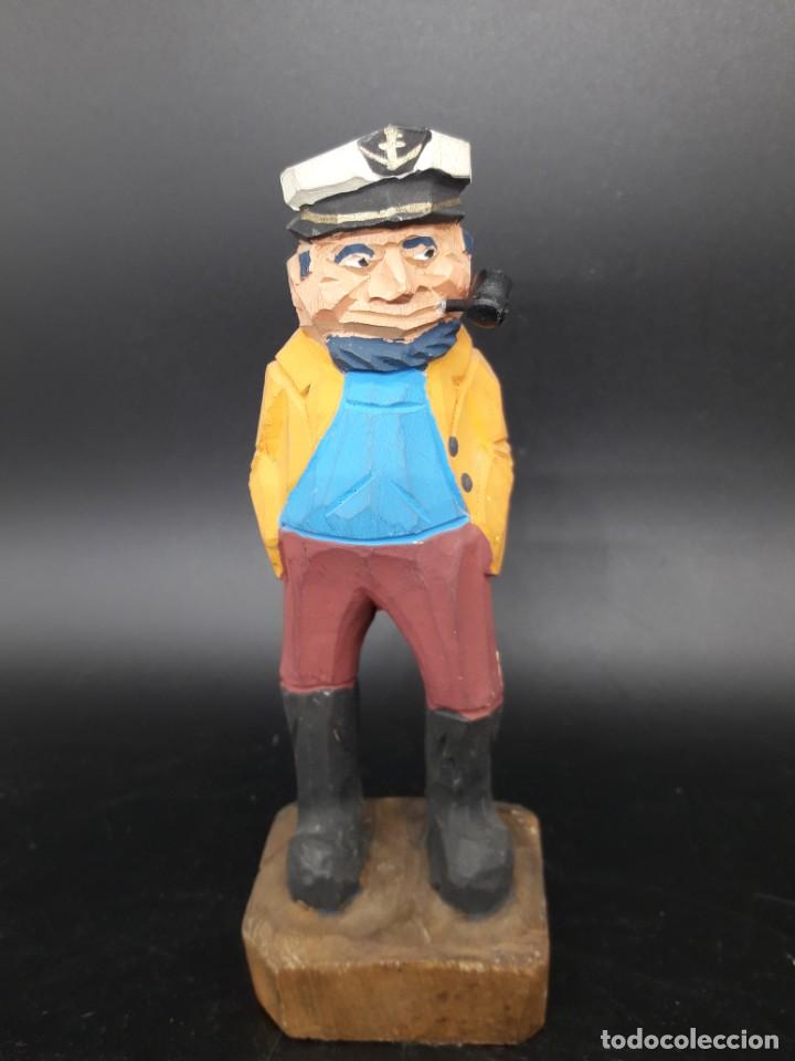 Figuras de goma y PVC: Figura de madera marinero - Foto 1