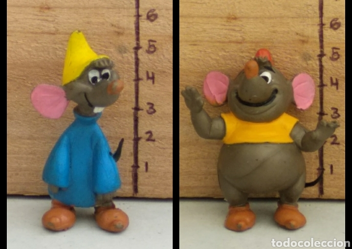lote 2 figuras muñecos de goma ratones cenicien - Compra venta en  todocoleccion