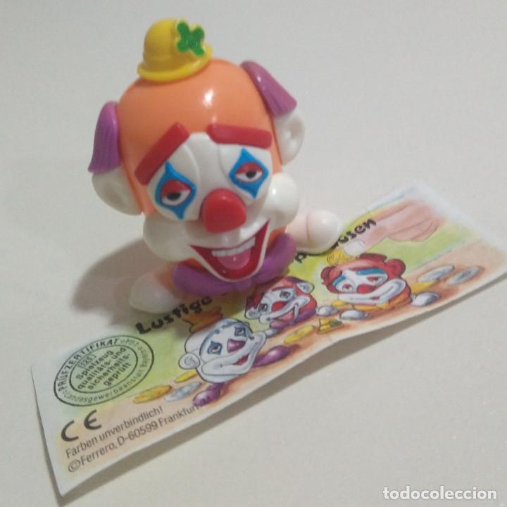 Figuras de Borracha e PVC: figura mu&ntilde;eco payaso payasete clown circo bpz papel kinder ferrero cloun circense