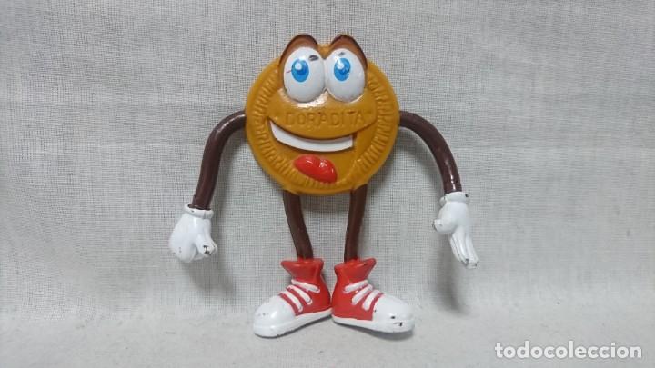 Gummi- und PVC-Figuren: FIGURA EN PVC, DORADITA MARBU,, GALLETA