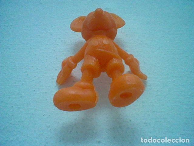 Figuras de goma y PVC: DUNKIN MICKEY PL&Aacute;STICO NARANJA 3 CMS ALTO - Foto 2