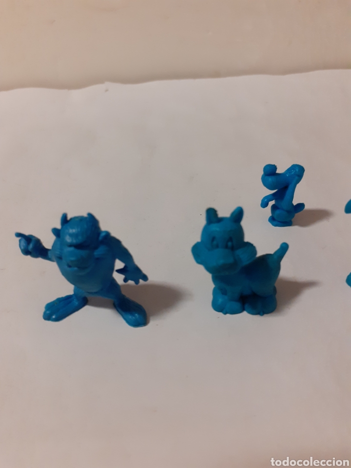 Figuras de goma y PVC: FIGURAS DUNKIN WARNER AZULES - Foto 2