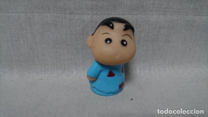 Figuras de goma y PVC: FIGURA EN PL&Aacute;STICO DE SINCHAN - Foto 1