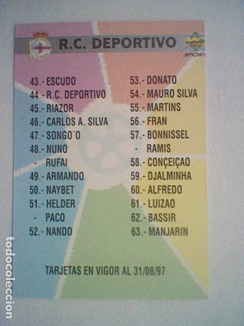 44 Plantilla Deportivo Coruna C Cromo Futbol Mc Comprar Otras Figuras De Goma Y Pvc En Todocoleccion