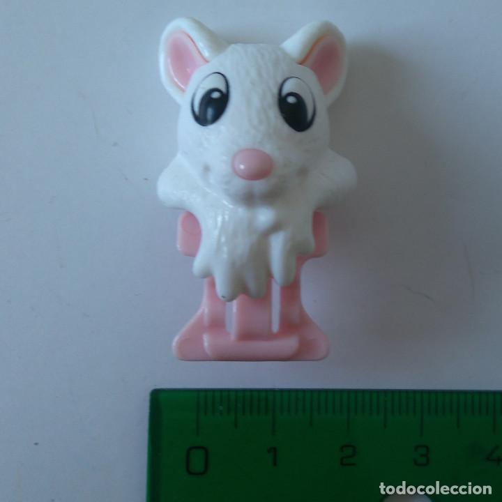 Figuras de Borracha e PVC: kinder natoons rata raton pinza clip mu&ntilde;eco animal