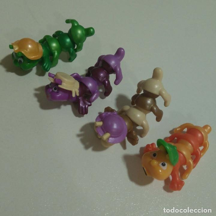 Figuras de Borracha e PVC: kinder orugas gusanos gusanitos montable bicho sombrero
