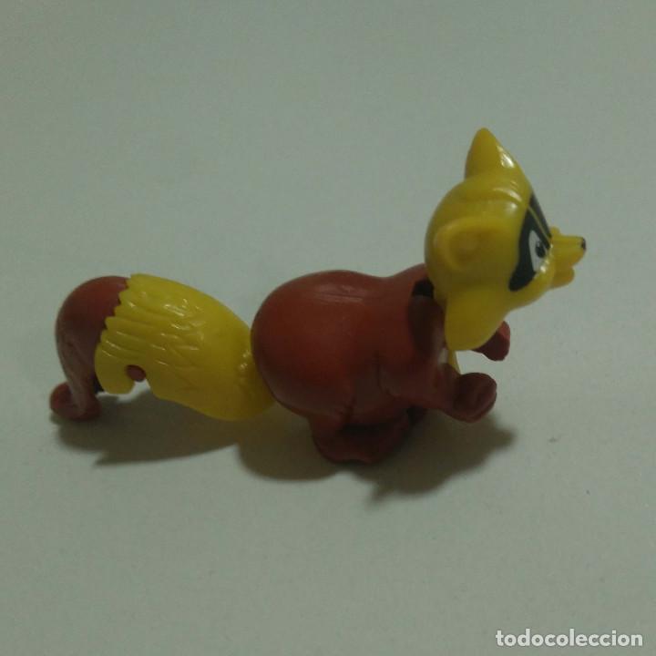 Figuras de goma Kinder: KINDER mapache MOVIL RUEDAS MONTABLE - Foto 1