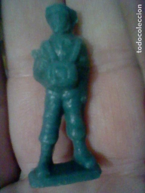 Rubber and PVC Figures: TODDY SOLDADO INGLES BOINA PLASTICO FIGURA N&ordm; 10 4 CMS ALTO VINTAGE ANTIGUA PARACAIDISTA 60&acute;S
