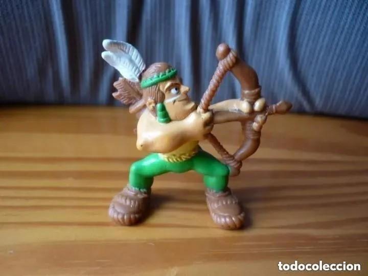 Figuras de goma y PVC: Figura indio con arco - 5 cm - Foto 1