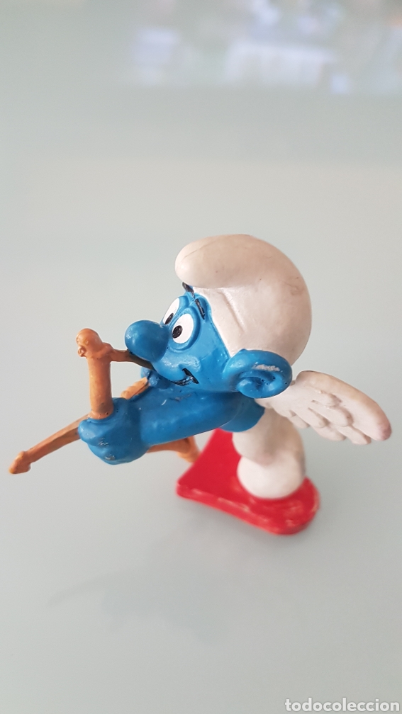 Figuras de goma y PVC: Pitufo Cupido - Foto 1