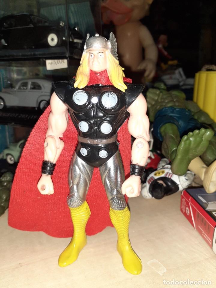 Figuras de goma y PVC: Figura de THOR cl&aacute;sico.Marvel comics,bootleg. - Foto 1