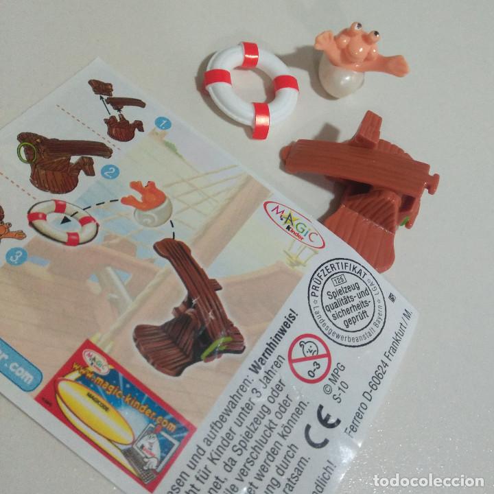 Figuras de Borracha e PVC: kinder naufrago trampolin salvavidas miniatura naufragos papel bpz piratas piratelli pirateli
