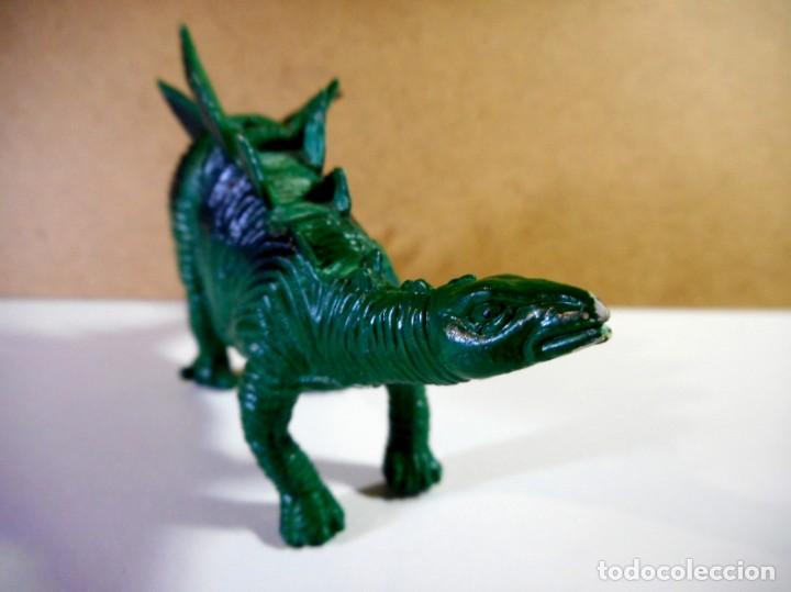 Figuras de goma y PVC: FIGURA DINOSAURIO STEGOSAURUS - Foto 2