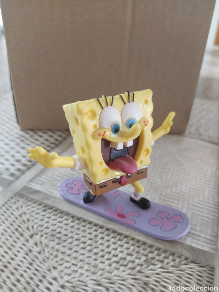 Figuras de goma y PVC: Figura pvc Bob Esponja. De Bully. - Foto 1