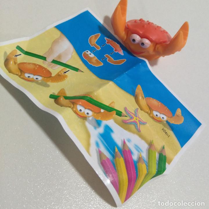 Kinder &Uuml;berraschung: kinder cangrejo posa lapices bpz animal marino crab bpz mu&ntilde;eco montable k04