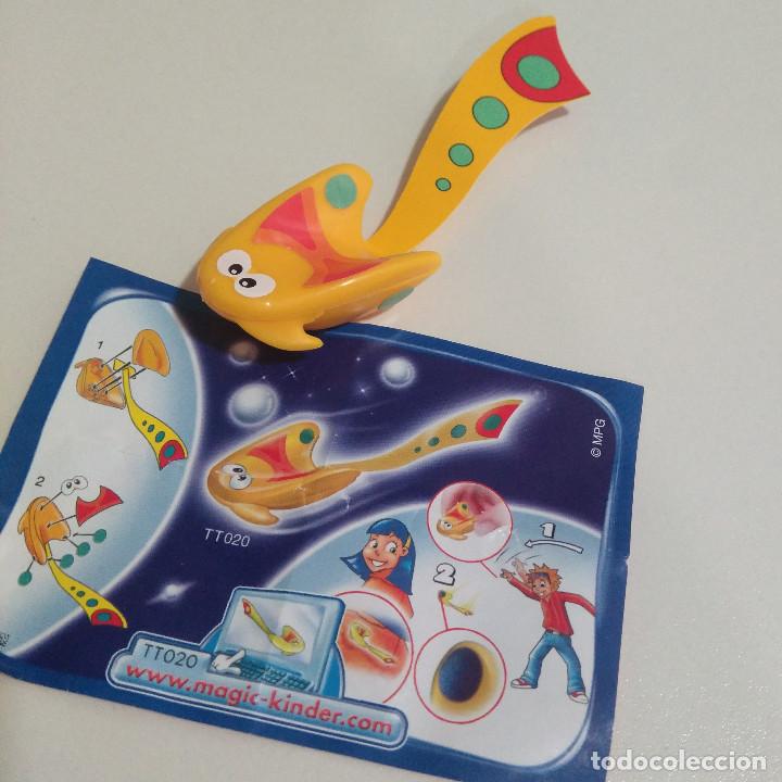 Figuras de Goma Kinder: kinder alien ovni volador bpz papel insecto ?