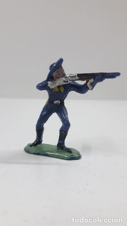 Gummi- und PVC-Figuren: SOLDADO FEDERAL . REALIZADO POR ROJAS Y MALARET . BATALLA DE LITTLE BIG HORN . A&Ntilde;OS 60