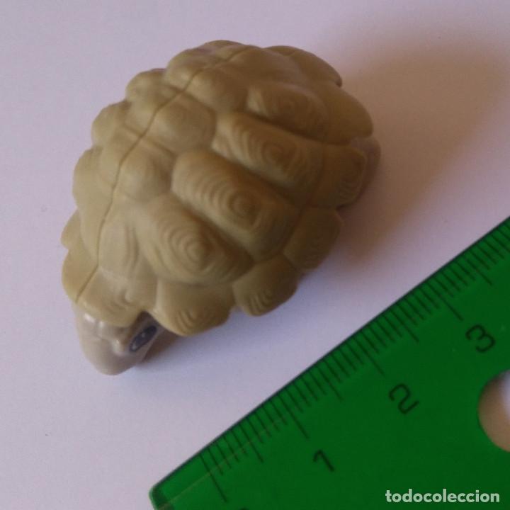 Kinder Figures: TORTUGA QUELONEO MU&Ntilde;ECO NATOONS NATOON ANIMAL DV MONTABLE TURTLE KINDER
