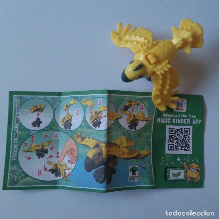 Figuras de Borracha e PVC: LORO EXOTICO amarillo bpz papel kinder natoons naton natoon ave selva papagayo