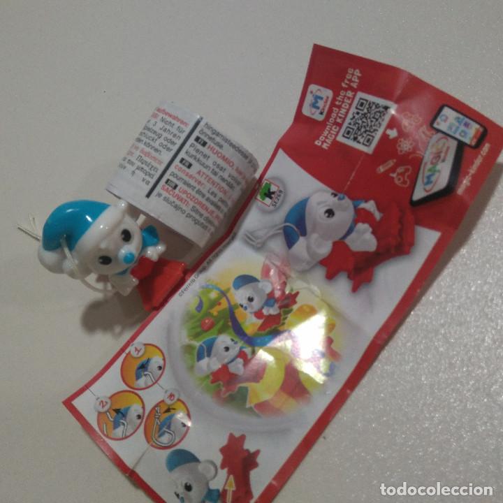 Figuras de Borracha e PVC: kinder navidad osito bear decoracion navide&ntilde;a pinza mu&ntilde;eco colgante cuerda bpz papel