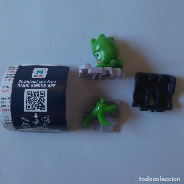 Figuras de Borracha e PVC: kinder pj mask 2020 mu&ntilde;eco bpz papel COMPLETO dv 435