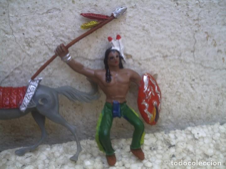 Figuras de goma y PVC: indio de comansi primera epoca - Foto 2