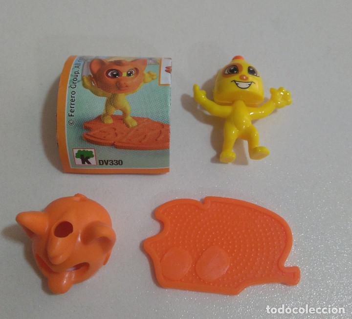 Figuras de Borracha e PVC: kinder mix art secundario 2019 2020 mu&ntilde;eco cera casco gato dv 330