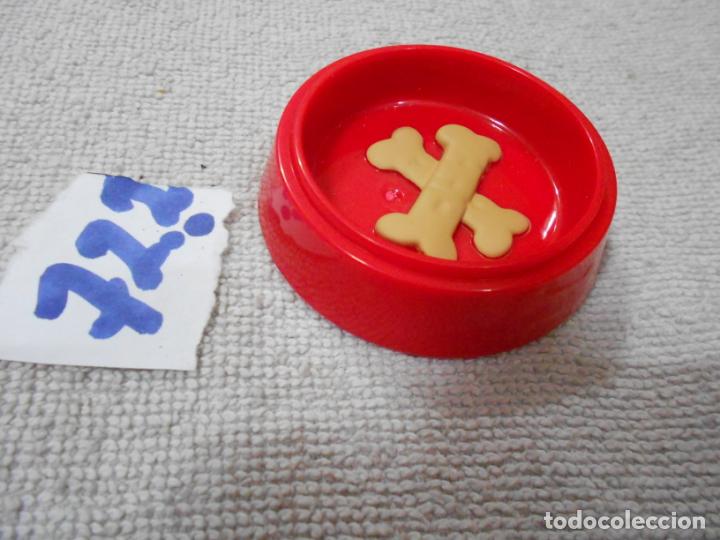 Figurines en Caoutchouc et PVC: FIGURA DIBUJOS ANIMADOS PLATO CON HUESOS PARA EL PERRO - ENVIO INCLUIDO A ESPA&Ntilde;A