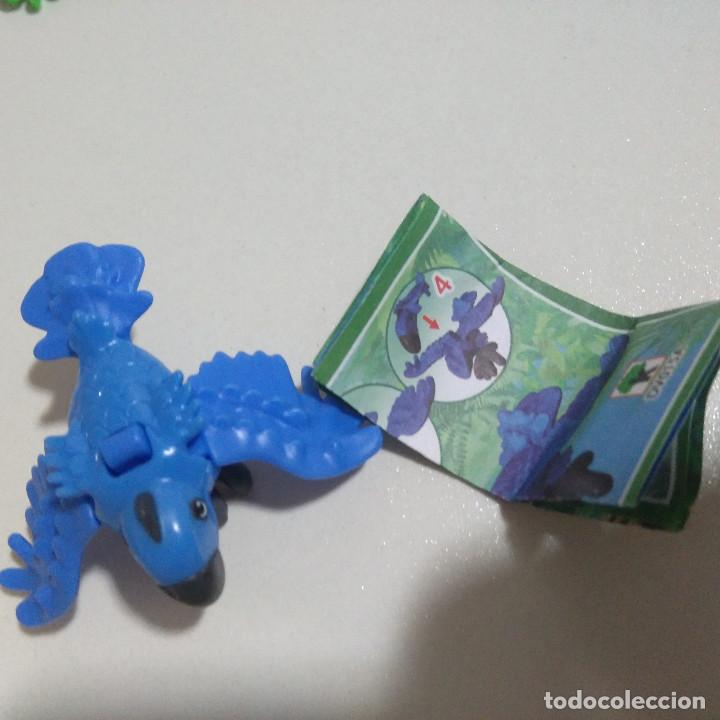 Figure di Gomma e PVC: LORO EXOTICO AZUL kinder natoons naton natoon ave selva papagayo