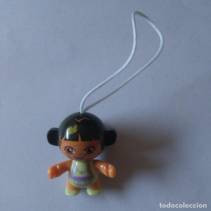 Figurines en Caoutchouc et PVC: KINDER TWIST HEAD DORA EXPLORADORA EXPLORER COLGANTE MU&Ntilde;ECA miniatura figura