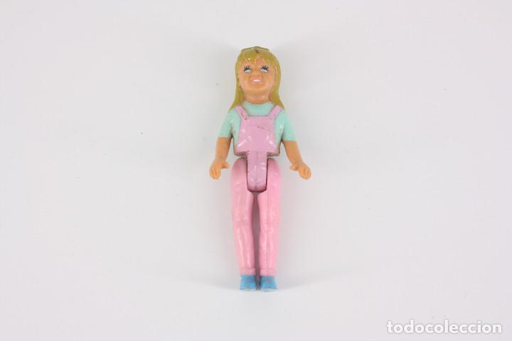Figure di Gomma e PVC: Figura de pl&aacute;stico ni&ntilde;a articulada sin marca - articula piernas - a&ntilde;os 80-90