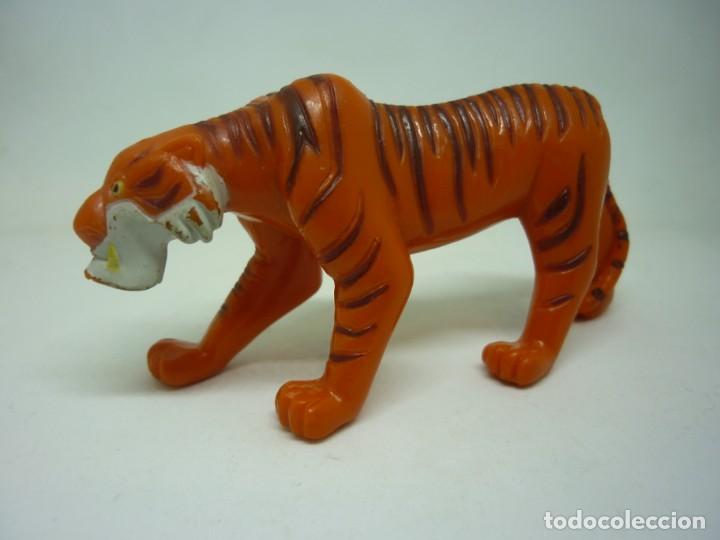 Figuras de goma y PVC: FIGURA DE SHERE KHAN - EL LIBRO DE LA SELVA - NESTL&Eacute; - Foto 1