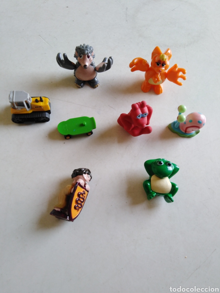 Figure di Gomma e PVC: Lote de 8 mu&ntilde;ecos mpg