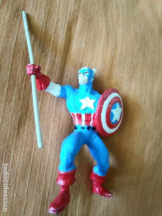 Figuras de goma y PVC: Capit&aacute;n Am&eacute;rica Yolanda - Foto 1